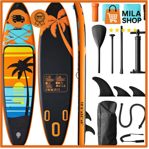 Sup board aufblasbar 320cm - aufblasbar, set
