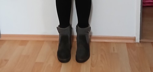 Halbstiefel braun grau - halbstiefel,