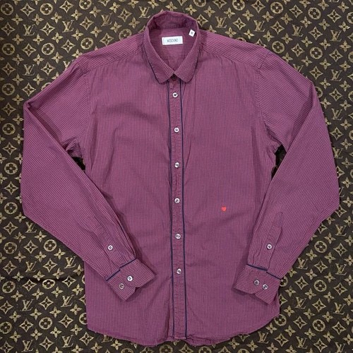 Women moschino shirt burgundy - moschino,