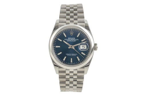 Rolex datejust blue dial - 36,