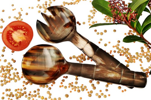 Echt horn salatbesteck sylvia - echt,
