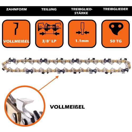 Sägekette vollmeißel für - sägekette,