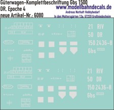 H0-Komplettbeschriftung für