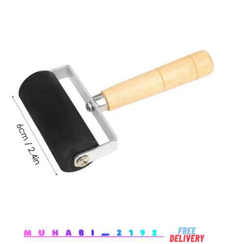 Gummirolle holzgriff - gummirolle,