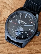 Echo Neutra Automatikuhr mit Mondphase in schwarzem PVD-Gehäuse Limited Edition