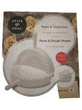 SPICE & SOUL Ravioli Former Pasta Teigformer Weiß Polypropylen 3-teilig