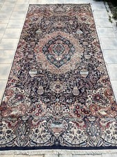 Kashmar Teppich Orient Perser Rug Schurwolle Ausgrabungsmuster Sondermaß Vintage