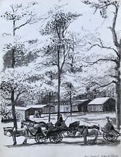 Karl Adser 1912-1995 Pferdekutschen Vergnügungspark Bakken Kopenhagen Dänemark