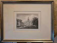 Bild, 11 x 16 cm, Stahlstich, Rahmen  36 x 28 cm