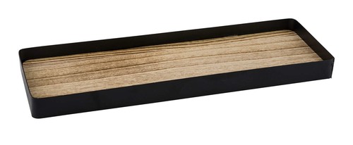 Metall tablett schwarz - metall,