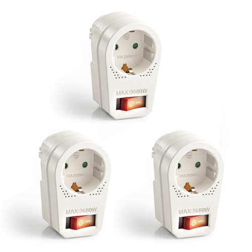 Perfect steckdosen adapter - 3x, steckdosen-adapter