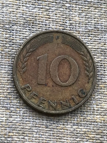 Pfennig münze 1950 f - pfennig,
