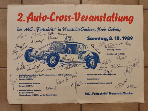 Autogramm poster auto cross - autogramm-poster, auto-cross