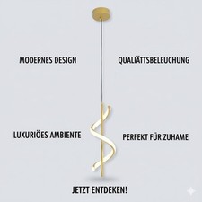 LED Pendelleuchte Spiral