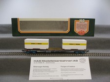 HAG H0 Nr. 393 Güterwagen Flachwagen der SBB in OVP