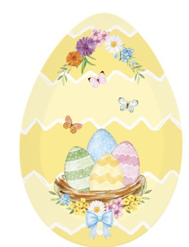 Porzellan teller oval egg - teller,