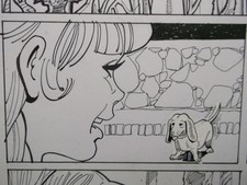 Comic Originalzeichnung HEIDI (Bastei Verlag) Abenteuer am Schloß!!!