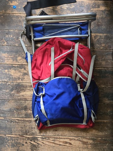 Ddr trekkingrucksack rot blau - trekkingrucksack, rot/blau