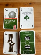 Fussball       / Skat Kartenspiel   ASS mit Ponal Werbung