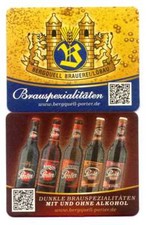 sehr schöner alter Bierdeckel Bergquell Brauerei Löbau Porter Bier  K