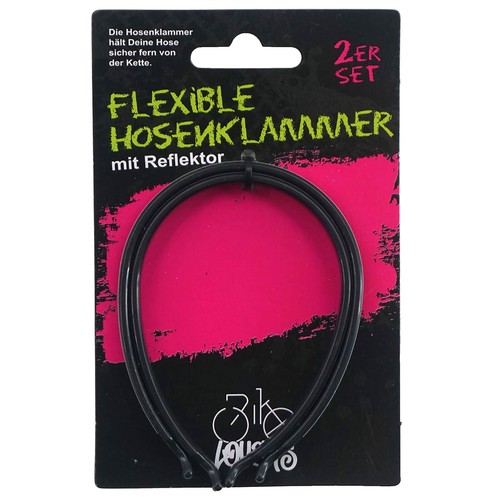 Flexible fahrrad hosenklammer - flexible,