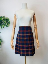 Vintage dunkelblau rot gelb