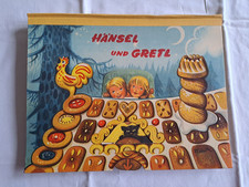 Hänsel und Gretel Klappbuch / Pop up Buch Artia Verlag Märchenbuch antik 1959