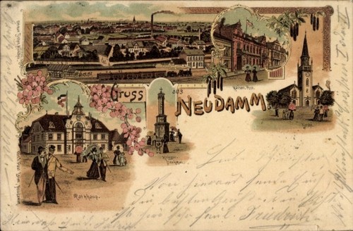 Litho dębno neudamm neumark - litho,