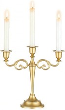 Kerzenständer 3-armig Gold