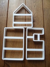 3 tlg. Ausstechform, Ausstecher, Lebkuchenhaus, Hexenhaus