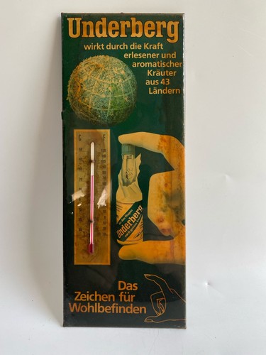 Underberg thermometer reklame - thermometer,
