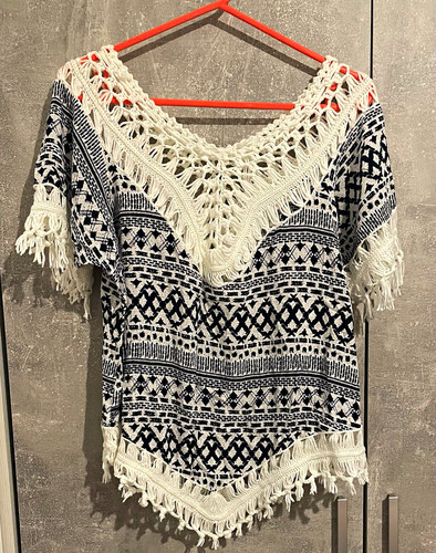 Zara damen poncho top - zara, poncho-top