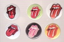 Rolling Stones Tongue Button