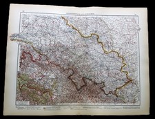 ANDREES HAND ATLAS MAP PLATE