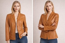 WALTER Leder Jacke Gr. 38 M