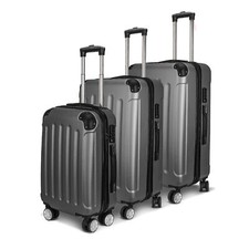 Kofferset 3 Teilig Hartschale Leicht Reisekoffer Haltbar Trolley Handgepäck Sets