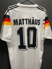 Deutschland Fußball Trikot Matthäus Nummer 10 Soccer Jersey WM Italia 1990 Gr. M