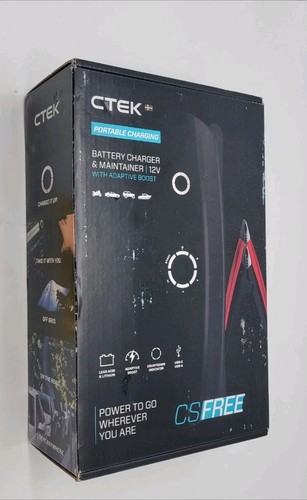 Ctek free 12v portable - cs,