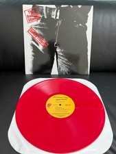 ROLLING STONES/Sticky fingers - LP - Vinyl: M/Cover:M/ RED VINYL-USA- RARE!!