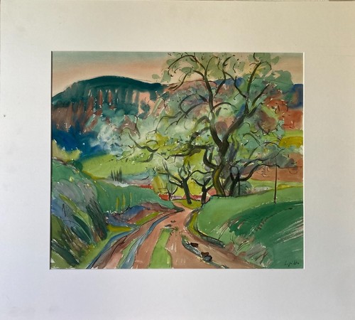 Aquarell impressionist karin - impressionist,