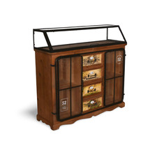 Industrial Küchenschrank Küchenvitrine Fabrik Schrank Werkastatt Sideboard Antik