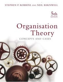 Organisation theory concepts - organisation,