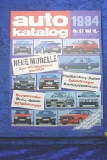 Auto Katalog Nr. 27 (X) 1984