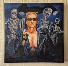Terminator gemälde - gemälde,