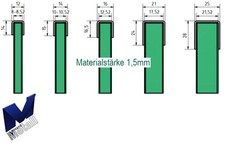 Einfassprofil profil 5mm - einfassprofil, u-profil