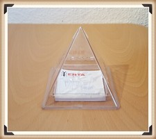 Notizzettelbox Notizzettelhalter Zettelbox Pyramide ERTA Plastic Büro Office Sch