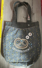 Adelheid Handtasche Baumwolle Leckerbissen Brezel Werkstatt des wahren Glücks