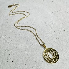 Halskette Lotus gold 45 cm