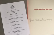 Franz Erhard Walther signiert Katalog original Unterschrift Signatur Autogramm