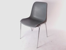 Stuhl Typ Europa Design Helmut Starke Stapelstuhl Wartezimmer Grau